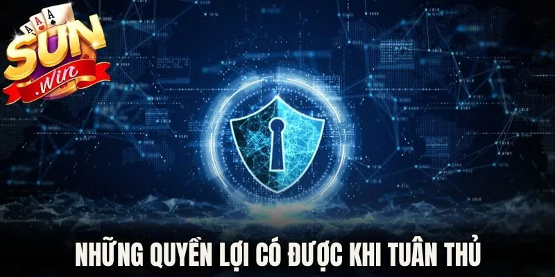 Chính Sách Bảo Mật Sunwin - Quy Định Bảo Vệ Thông Tin 2026 3 Những quyền lợi có được khi tuân thủ