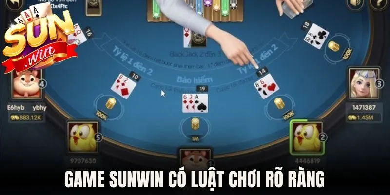 Game Sunwin có luật chơi rõ ràng