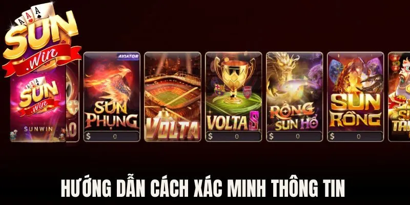 Hướng dẫn cách xác minh thông tin chính thống