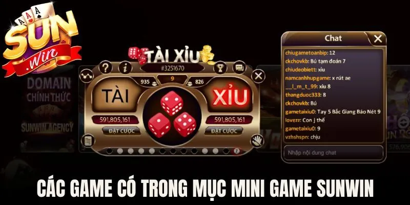 Mini Game Sunwin Đa Dạng Trò Chơi Giải Trí Nổi Bật Nhất 3 Các game có trong mục mini game Sunwin