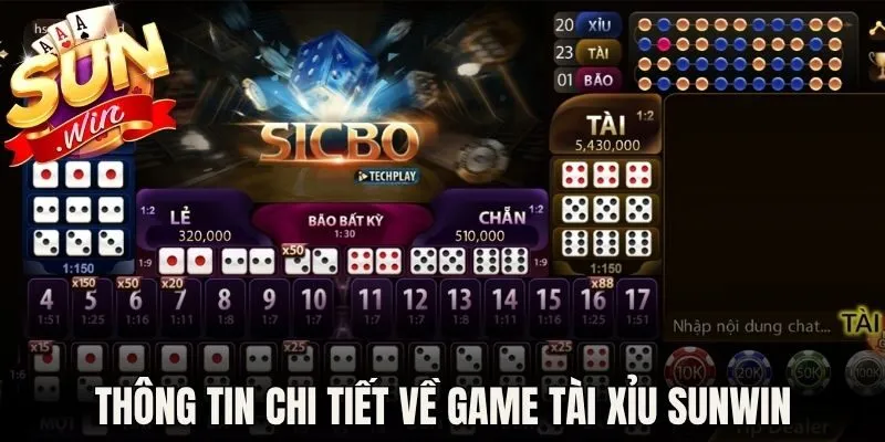 Thông tin chi tiết về game tài xỉu Sunwin