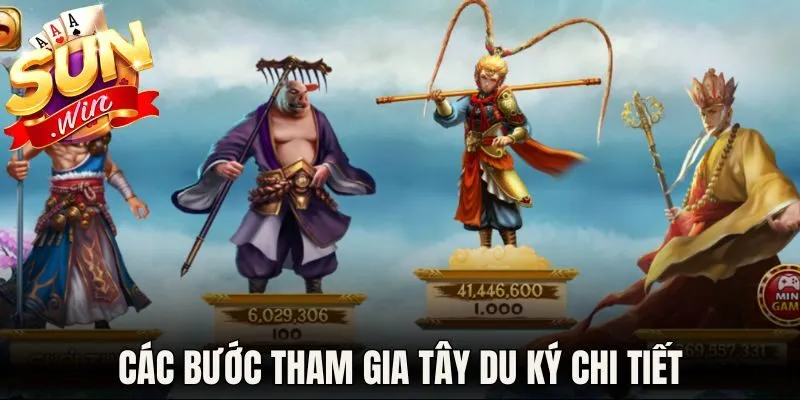 Tây Du Ký Sunwin Game Slot Chủ Đề Tây Du Ký Cuốn Hút 4 Hướng dẫn các bước tham gia game Tây Du Ký Sunwin chi tiết
